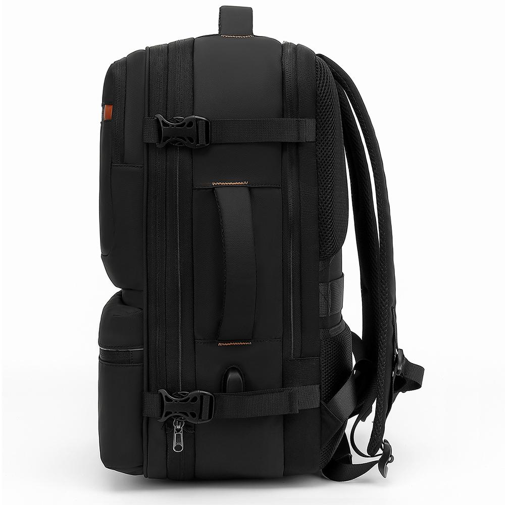 Eaqual To 20 Inch Suitcase 38 L Expandable Portable Men Backpack Large-capacity For 17/17.3 Inch Laptop, USB Charging,180° Open