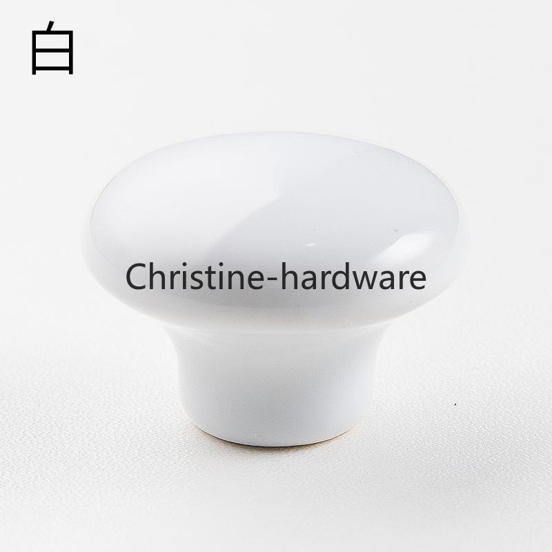 Цветная керамическая ручка для ящика Современная минималистичная ручка для шкафа Ручки Дверные ручки и ручки-кнопки для кухни Ручки для шкафов чёрный