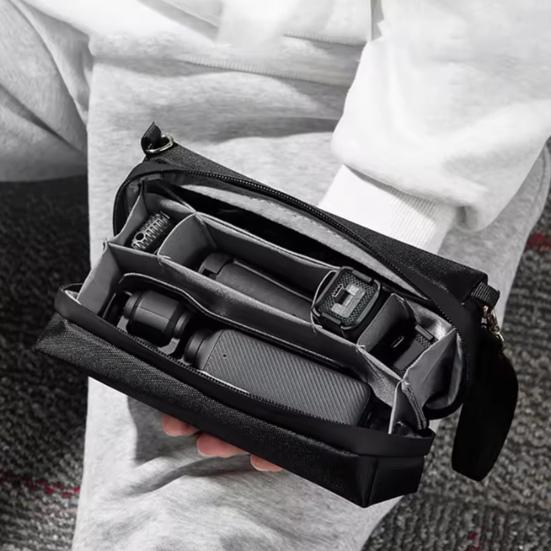 Storage Bag for DJI Pocket 3 Portable Waterproof Oxford Cloth Multi-functional Action Camera Phone Accessories Earphone Cable Keys Organizer Pouch
