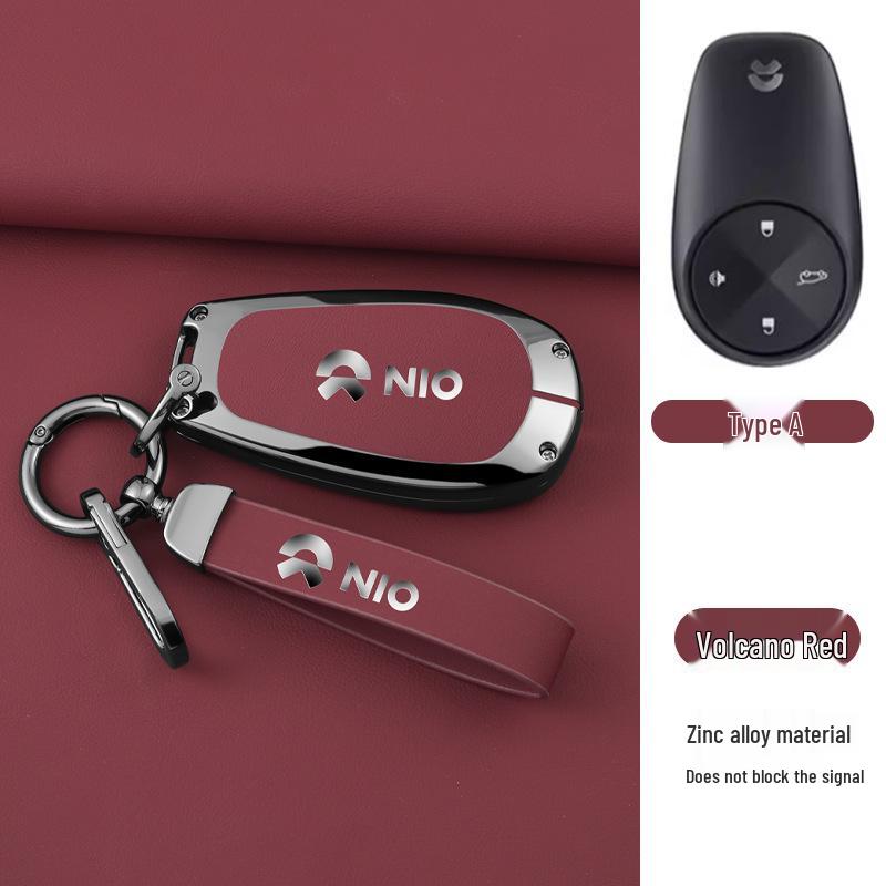 NIO ES6/ES7/ET7/ET5 Creative Metal Keychain for Men & Women - Car Pendant/Bag Charm.