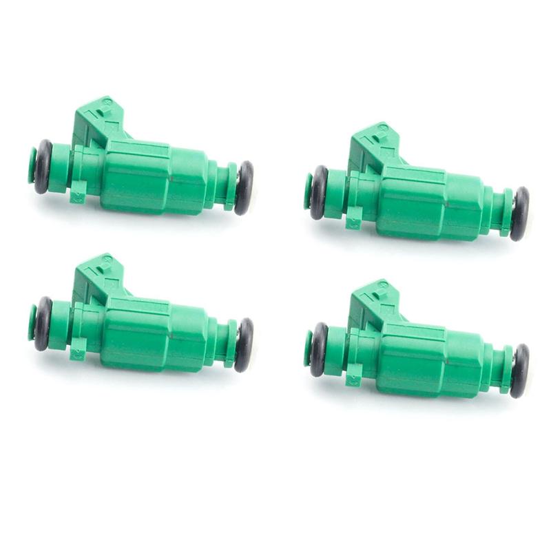 AEA6-4Pcs Car Fuel Injectors Injectors For Fiat Siena Palio Strada 1.0 1.3 0280156020