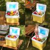 Camping Coolers Ice Box 6L Insulated Ice Chest Portable Ice Bucket Outdoor Hard Coolers for Camping Beach Picnics
