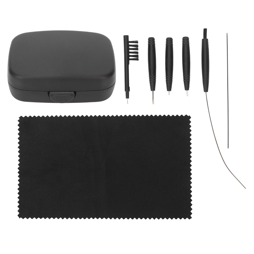 8pcs Hring Amplifier Clning Tools rwax Removal Lightweight Complete Professional Brush Set