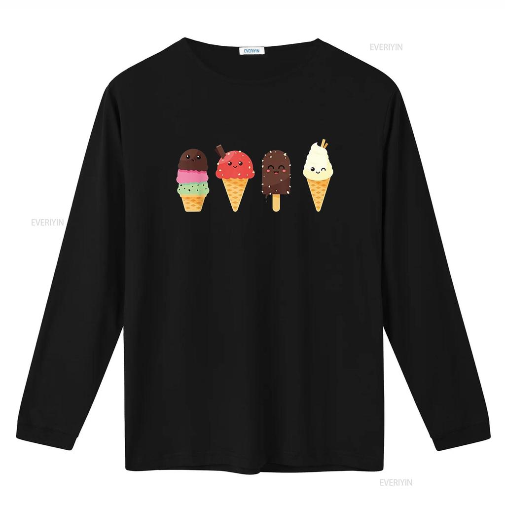 Ice Cream Lover T Shirt for Summer vintage Washed streetwear Versatile graphic Top For Everyday Wear Casual fashion Unisex