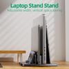 Portable Laptop Station Vertical Laptop Stand Adjustable Vertical Stand for Laptops and Tablets, Easy Heat Dissipation