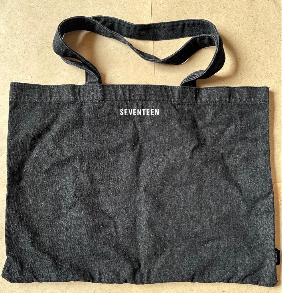 [USED] SEVENTEEN Denim Eco Bag Follow Fellow Korea Exhibition