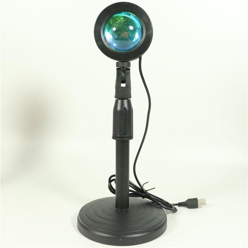 Sunset Lights USB Floor Sunset Lights Aura Lights Rainbow Background Projection Decoration Dusk Internet Celebrity Sunset Lights