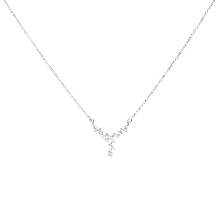 Semplice Collana con Ciondolo a Goccia d'Acqua per Donna Coppia Choker Catena Colore Oro Argento Matrimonio Festa Amici Gioielli Regalo