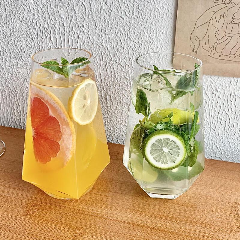 Shangqi Ins-Style Geometric Glass Cup Set