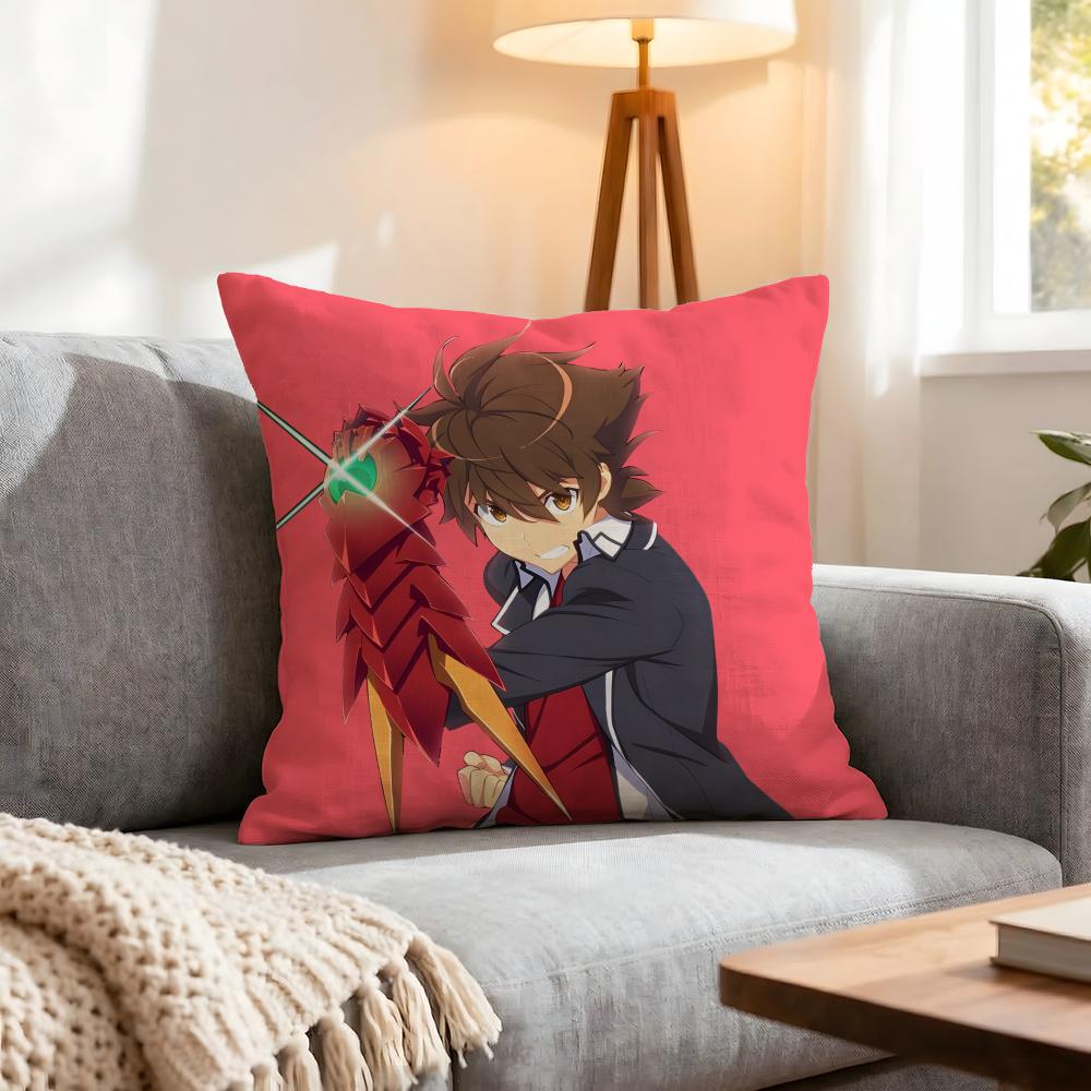Anime New High School Dxd Cushion Cover 1Pcs Decorative Covers Soft Cushion Case For Sofa Couch Decor 40X40 45X45 Pillowcases