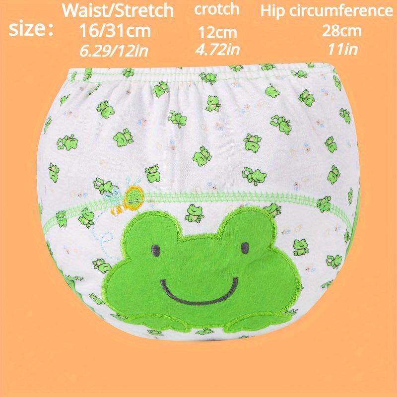 Baby Diaper Diaper Pants Three Layers of Learning Pants Diaper Pocket Embroidery Pull-up Cloth Diaper