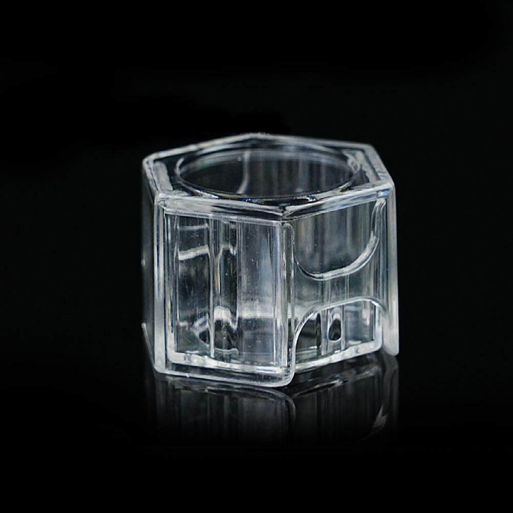 1PC Transparent Acrylic Chalk Storage Box Square Round Hexagonal Chalk Stain-Proof and Moisture-Proof Protective Box Billiards Supplies