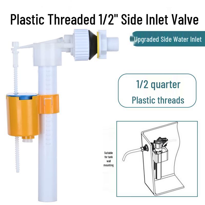 DeDeLai Toilet Tank Side-Entry Inlet Valve