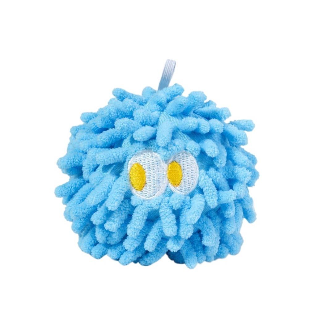 Ball Bite-Resistant Dog Vocal Flash Ball Pom-pom Ball Glowing Pet Mop Ball Soft Pet Interactive Indoor Play