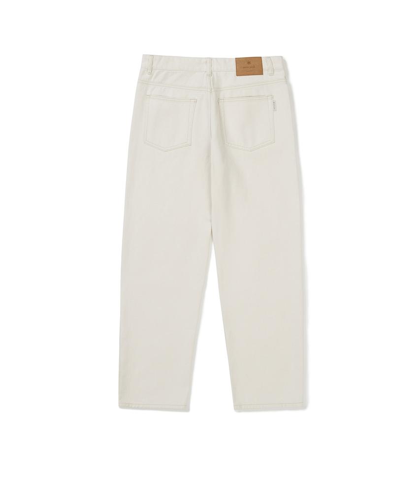 SNOWPEAK APPAREL Denim Straight Pants (S25Zmfpt76) Ivory