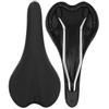 Ergonomischer Mountainbike-Sattel Sitz Fahrradkissenbezug Fahrradzubehör (Schwarz)