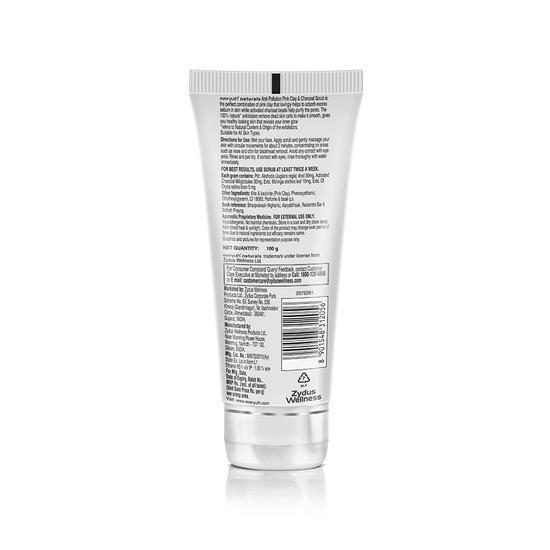 Everyuth Naturals Anti Pollution Pink Clay & Charcoal Scrub 100g