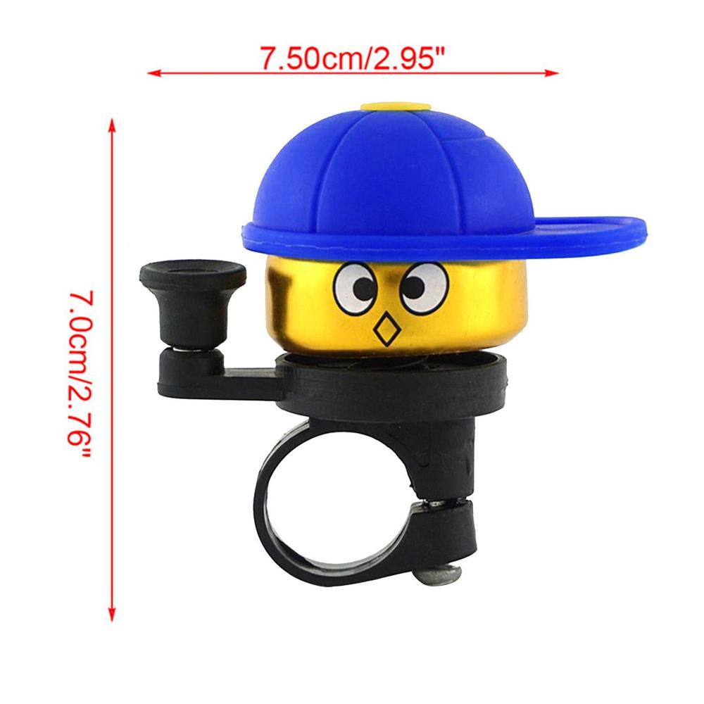 Kids Bike Bell Mini Fashion Cute Hat Bike Bike Bell Kawaiis Little Boy Ordinary Ringtone Bell Bike Cup Horn Accessories Warning