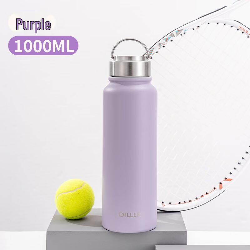 Diller 1000ML Insulated Portable Water Bottle
