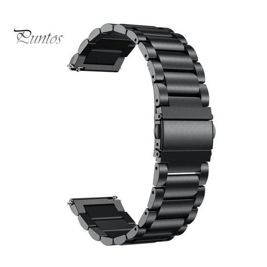 

Ремешок для часов Регулируемый металлический ремешок для наручных часов Прочный стильный сменный ремешок для браслета для Amazfit чёрный