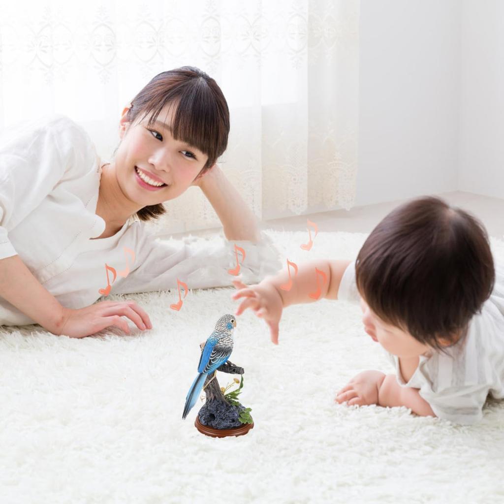 STOBOK Mluvící hračka Mluvící papoušek s funkcí nahrávání Simulační papoušek Papoušek opakující slova Mluvící papoušek Pták Aktivující zvuky Plyšová hračka Chimmy