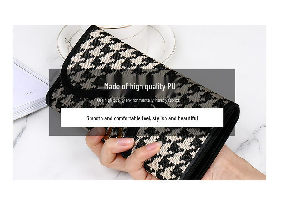 Europäische & Amerikanische Retro Dreifach-Geldbörse für Damen – Große Kapazität mit D-Schnalle und Mehrfach-Kartenfächern