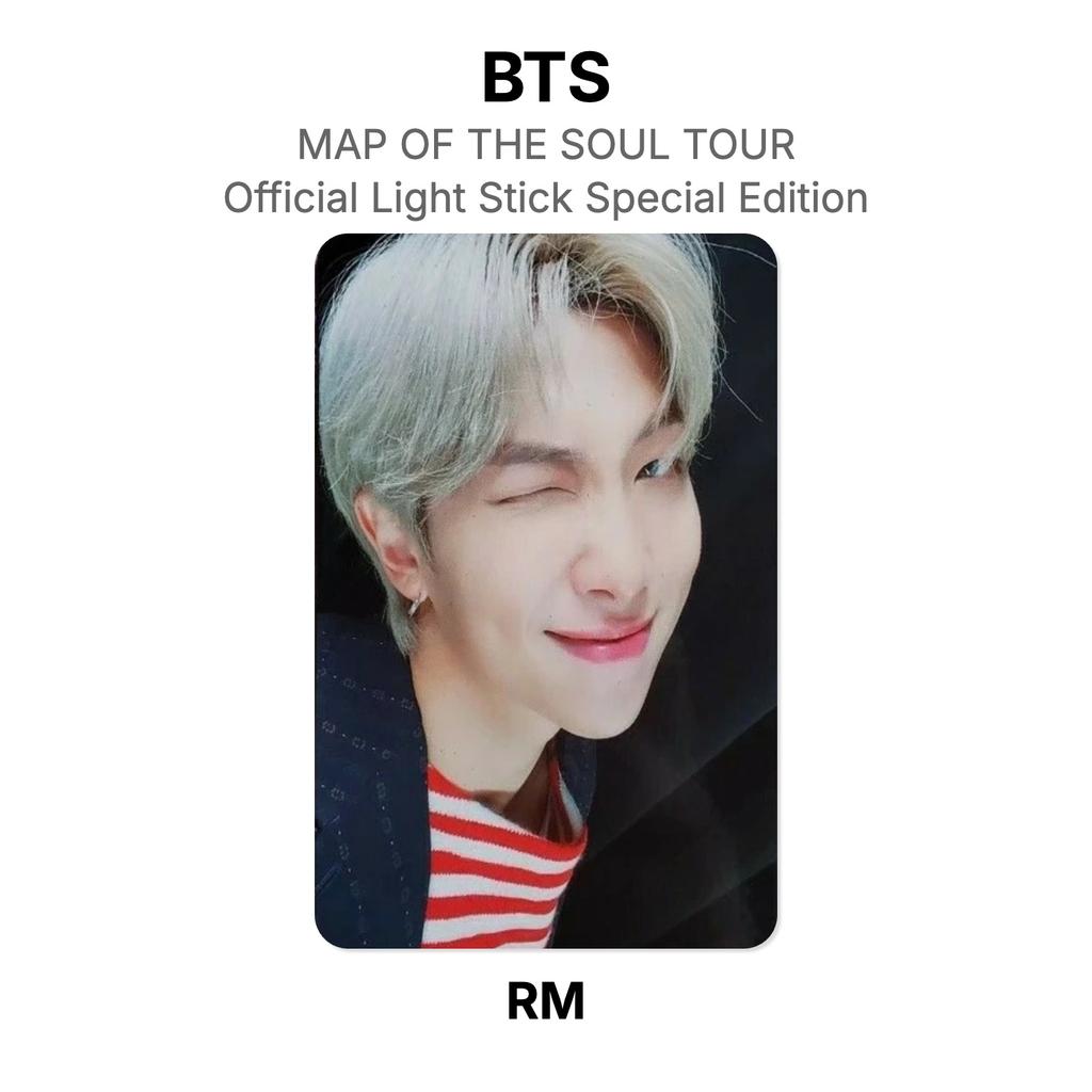 BTS MAP OF THE SOUL TOUR Official Light Stick Special Edition Official Photocard