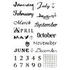 Journamm Timbri Vintage Carini Sigilli Fai da Te Timbri in Gomma Trasparente per Timbrare Scrapbooking Decorazione Materiali per Junk Journal Cancelleria