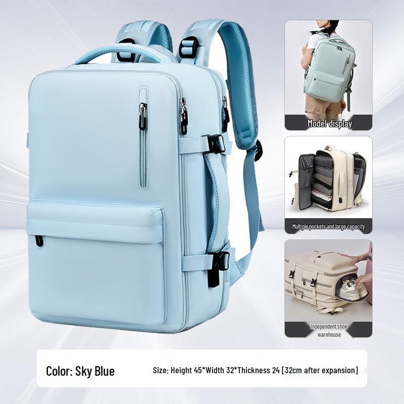 Wasserdichter Unisex-Rucksack mit hoher Kapazität für Reisen, Mode und Pendeln