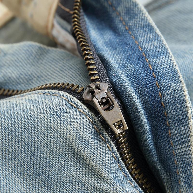 Casual Men Denim Shorts Pants Men Summer and Autumn Fashion Retro Style Jeans Shorts