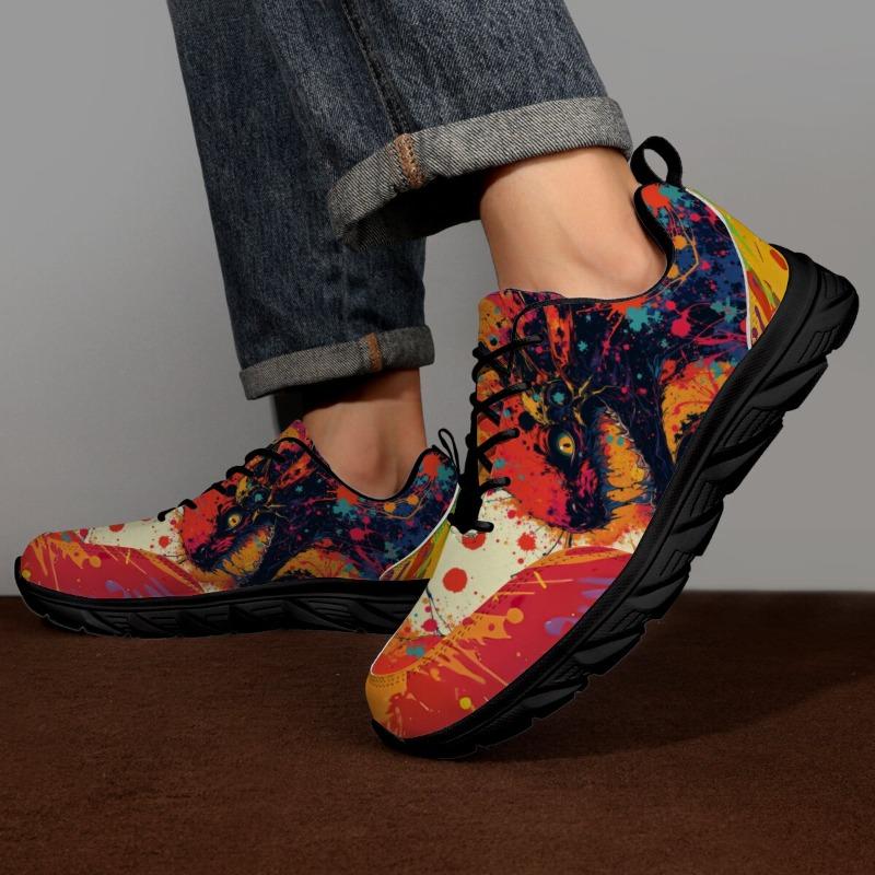 YRZL Sneakers For Men 2025 Lightweight Comfortable Shoes Non Slip Walking Shoes Athletic Training Casual Sports Shoes For Men