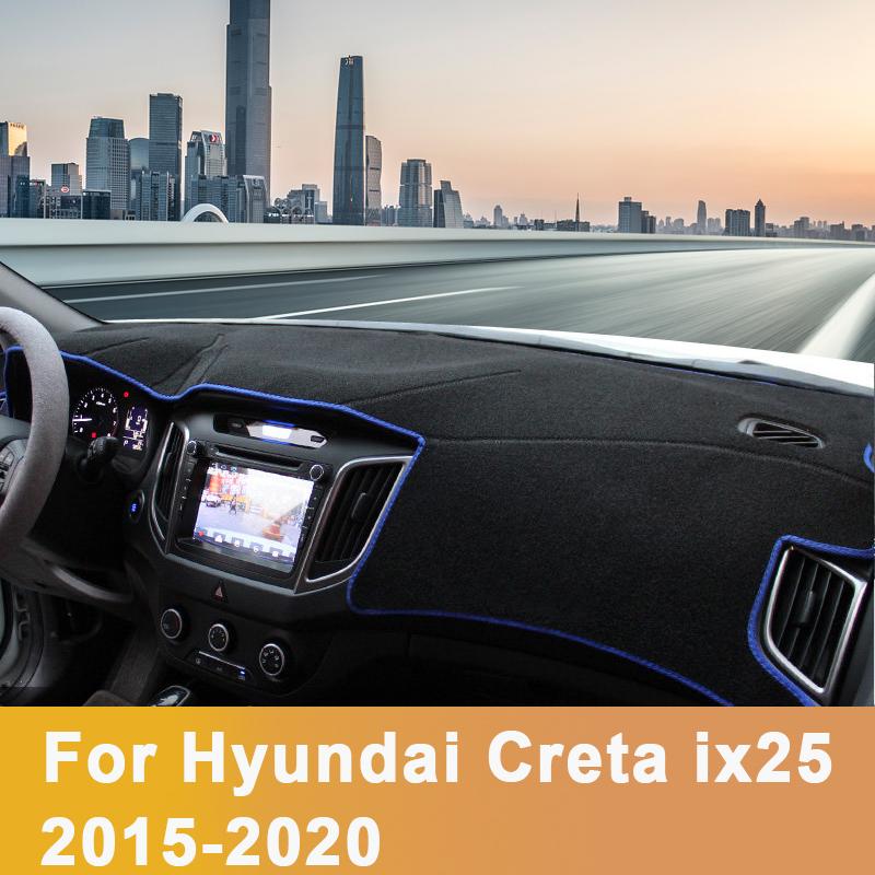 For Hyundai Creta ix25 2015-2018   Car dashboard Avoid light pad trument platform desk cover Mats Carpets Accessories
