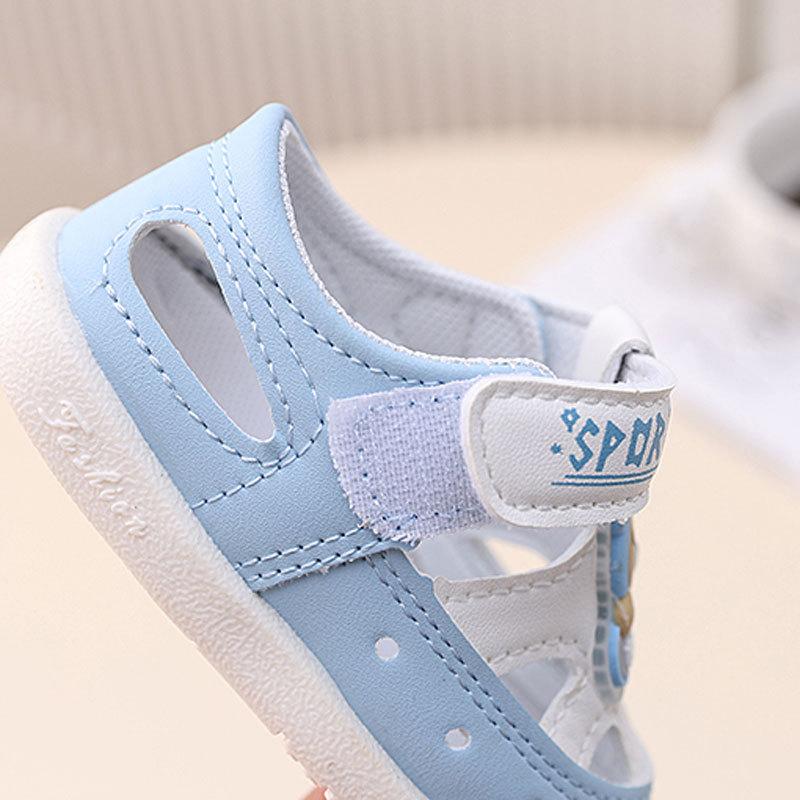 Infant Toddler Shoes Spring and Summer New 0-1 One 2 Years Old Hollow Soft-soled Sandals Men's and Women's Hole Shoes