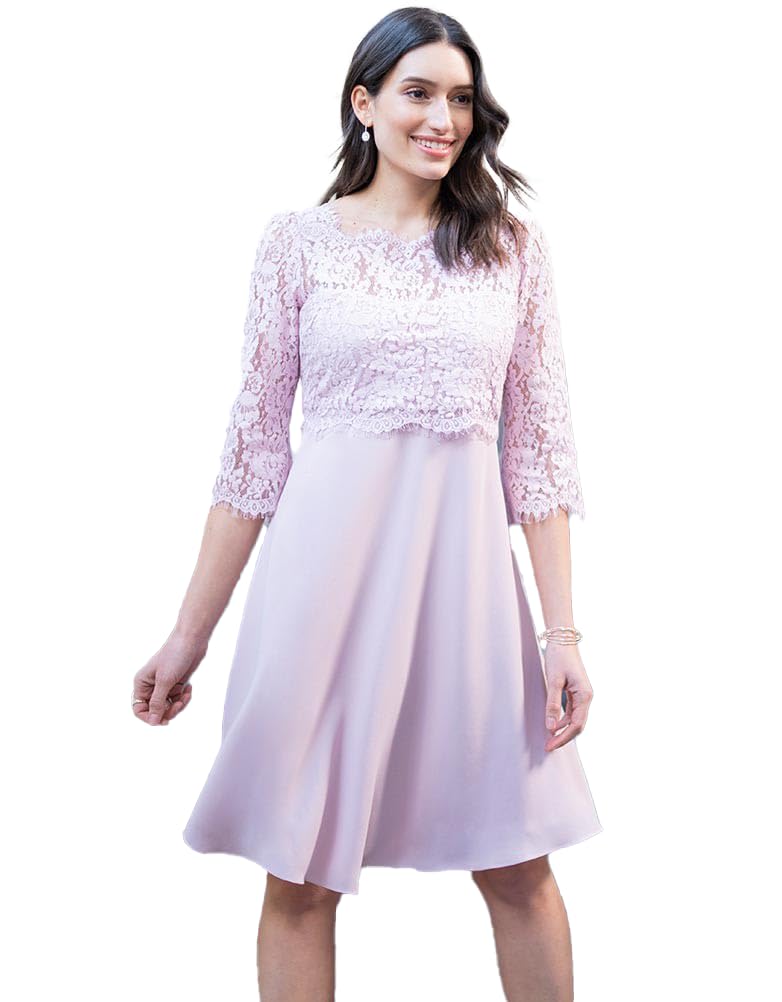 

Seraphine MISHA Платье для беременных для особых случаев, кружевное, лиловое, женское, платье, удобное для кормления лиловый