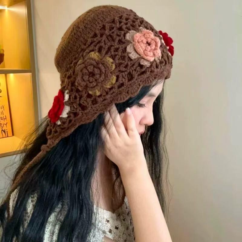 Ethnic Style Retro Knit Wool Beanie with Tassels