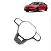 For Honda Civic 2022 11th Carbon Fiber Inner Steering Wheel Decor Cover Trim