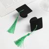 5/10Pieces Mini Graduation Hats For Christmas Home Decoration Graduation Wine Bottle Decor DIY Children's Hair Card Accessories
