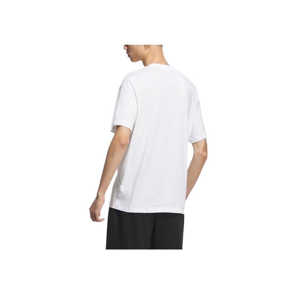 adidas Neo Casual Simple Breathable Round Neck Short Sleeve T-Shirt Unisex T-Shirt White IS2781