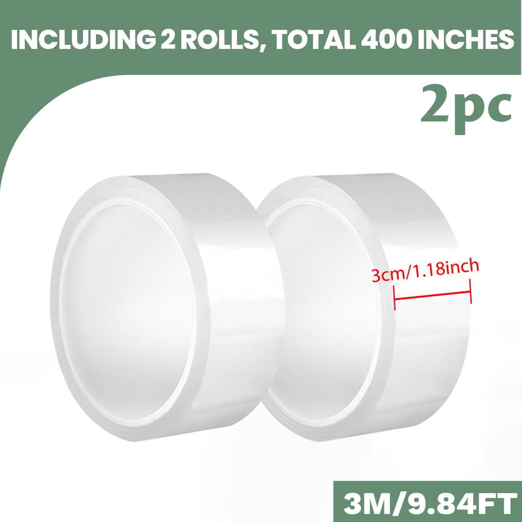 Nano Anti-Mold Waterproof Sealing Tape, Transparent, Self-Adhesive, for Bathroom, Kitchen Sink, and Wall Sealing