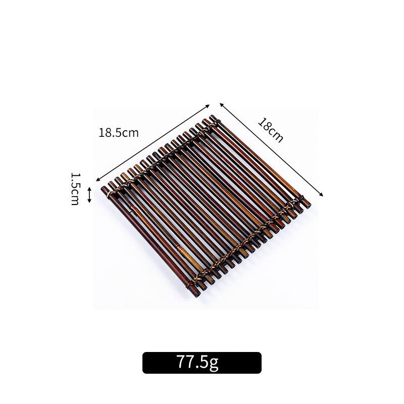 Japanese Material Placement Plate Decorative Sashimi Bamboo Chops Bamboo Fence Seafood Pose Props Decorations and Ornaments