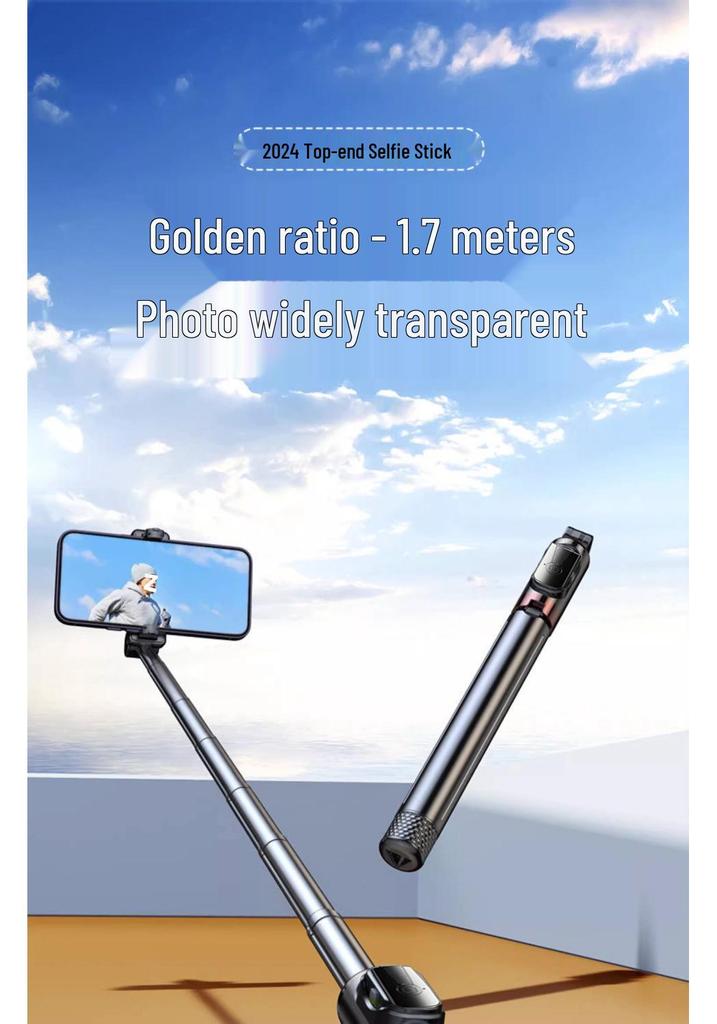 Bluetooth Selfie Stick Tripod: Portable, Multifunctional Phone Holder