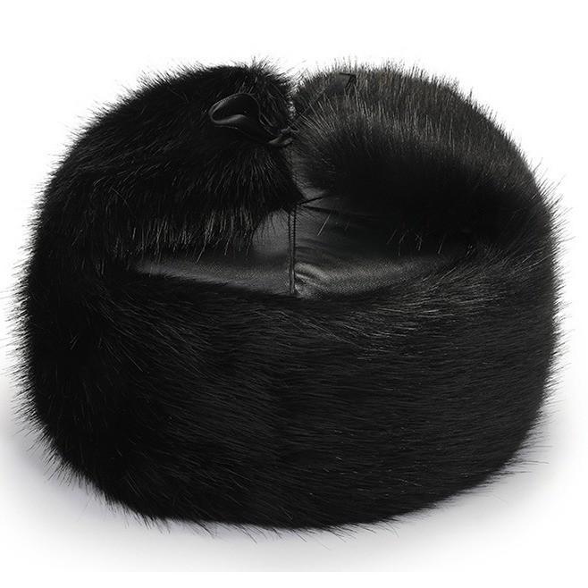 Hat Mink Winter Middle Aged Elderly Warm Thick Velvet Ear Protection