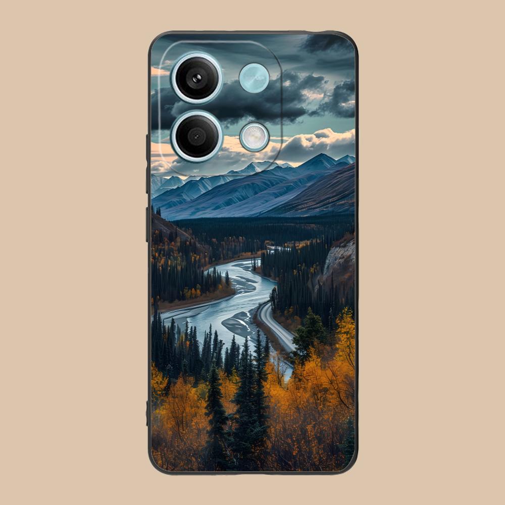 Mountain Forest Mobile Phone Case for POCO F7 F6 F5 F4 F3 F2 Pro GT C75 C71 C65 C61 C40 Pro Ultra Colorful Printing Cover Cover