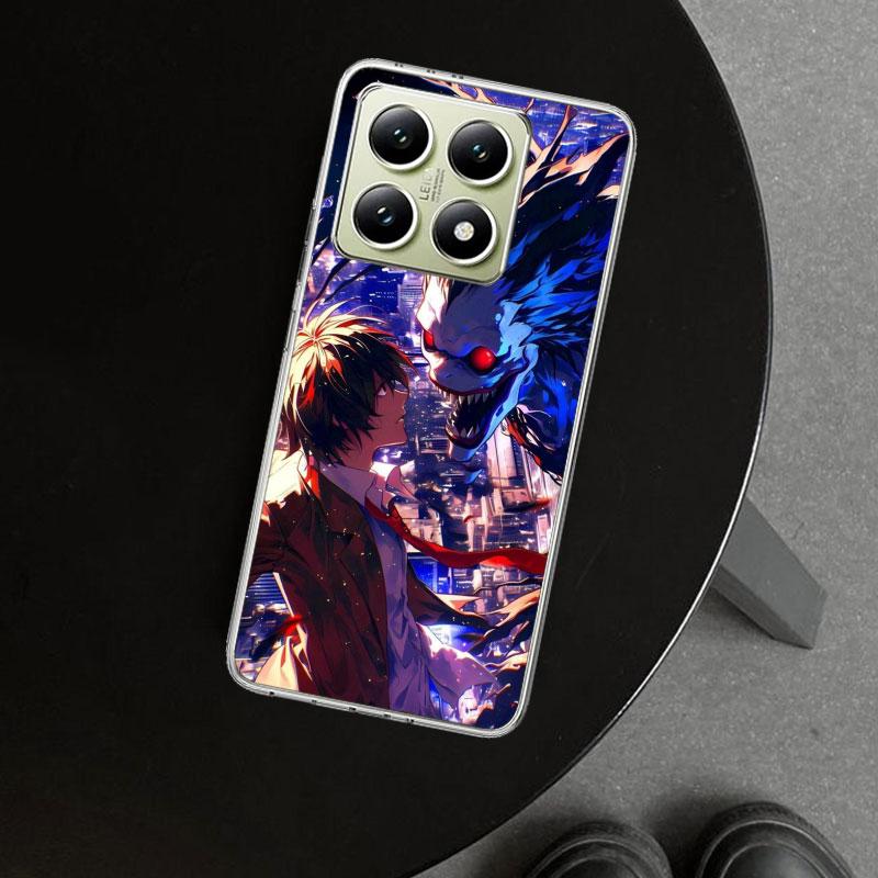 N-Note D-Death Anime Ryuk Phone Case Cover for Xiaomi Redmi Note 15 14 13 12 11 Pro Plus 14S 12S 11S 11T 11E 10S 10 Customized F