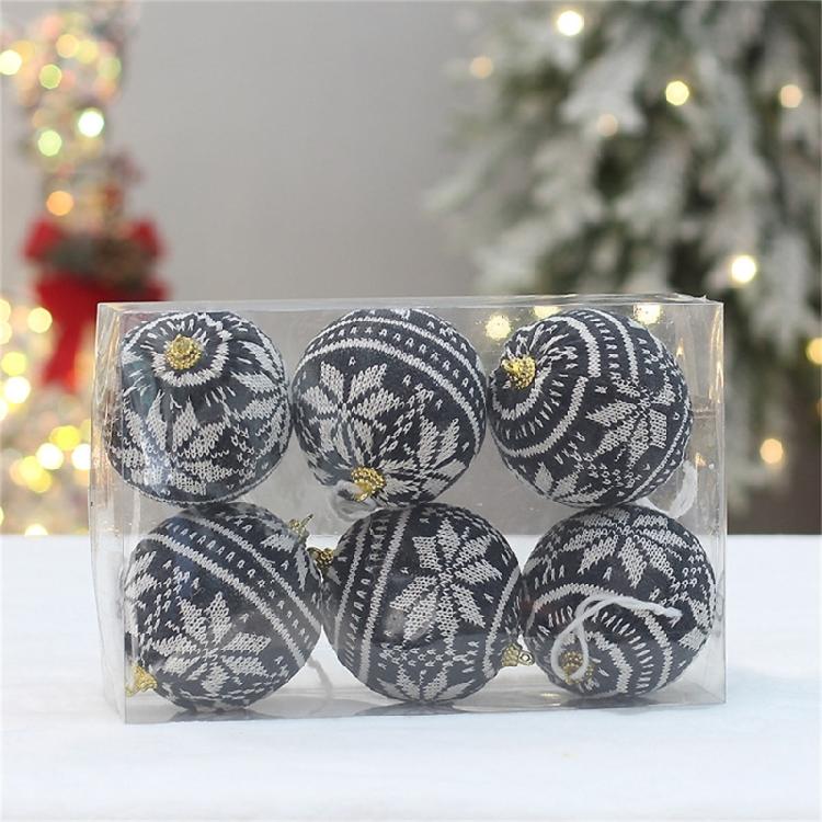 1Box 12Pcs Christmas Ball Christmas Tree Ornament Home Christmas Hanging Pendant