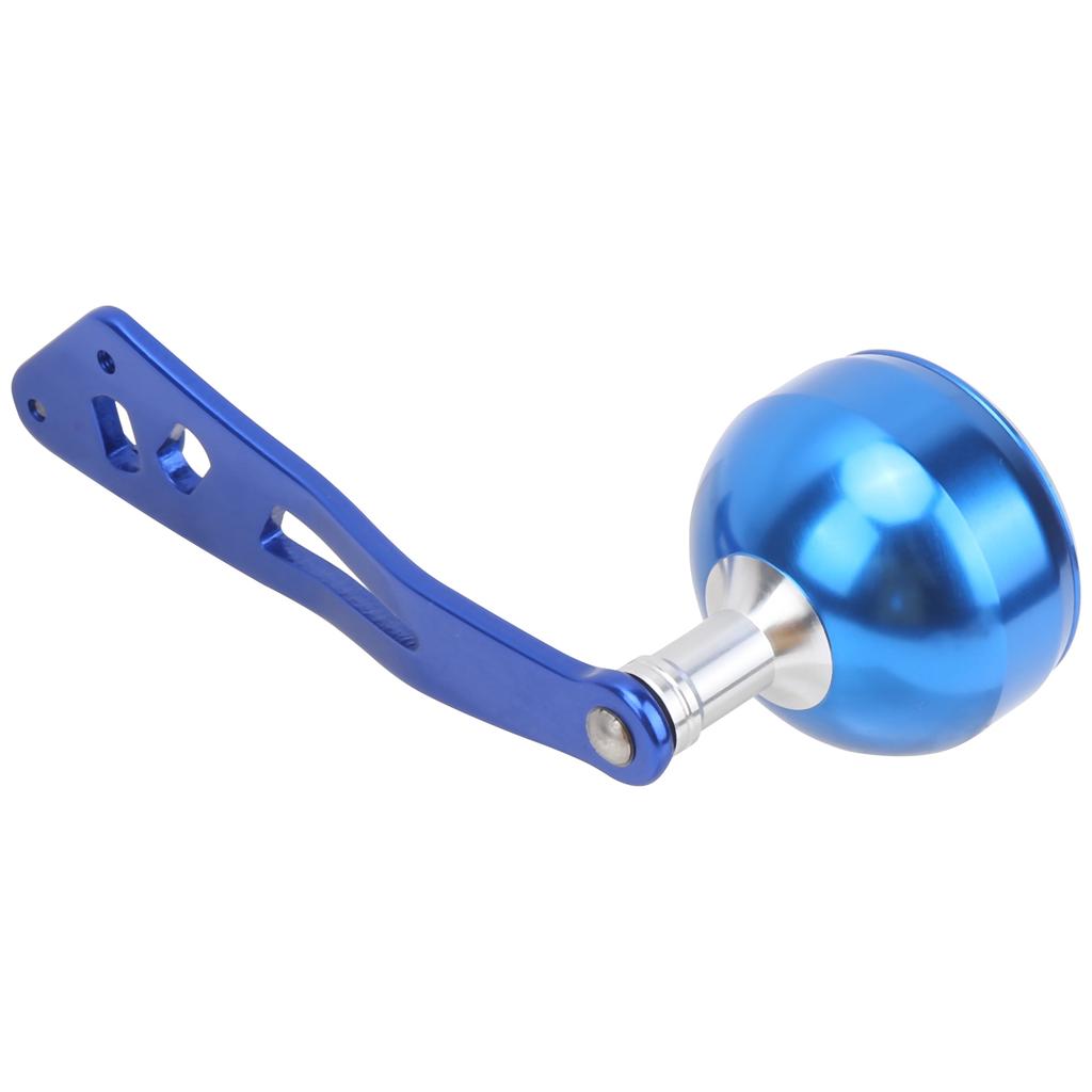 Angelrolle Griffgriff Aluminiumlegierung Baitcasting Rolle Wippe Ersatz 8x5mmB Typ Blau
