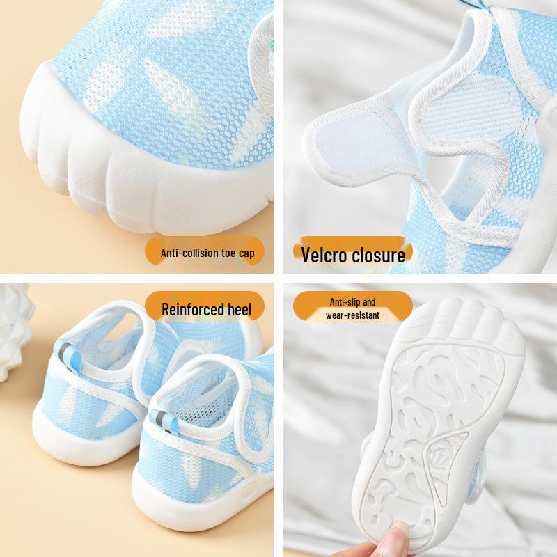 Non-Slip Toddler Mesh Shoes for Boys & Girls 1-3 Years