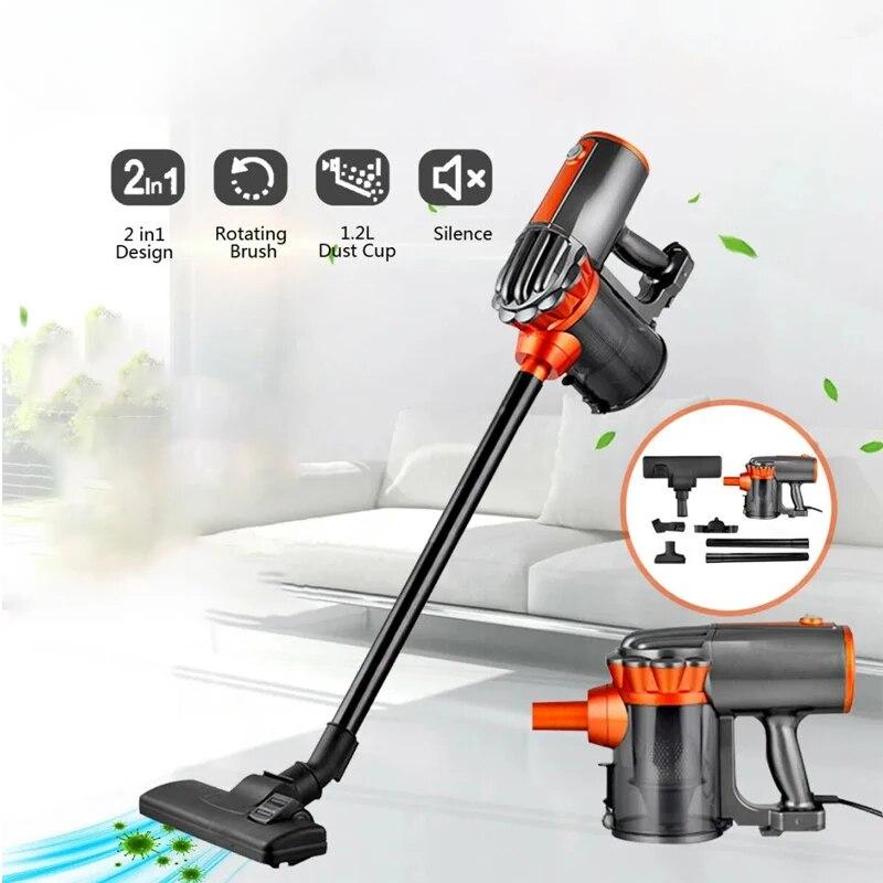 New 600W Corded Vacuum Cleaner Household Handheld Multifunction 2-in-1 Strong Suction Vacuum Cleaner 16KPa Dust Collector Aspirator