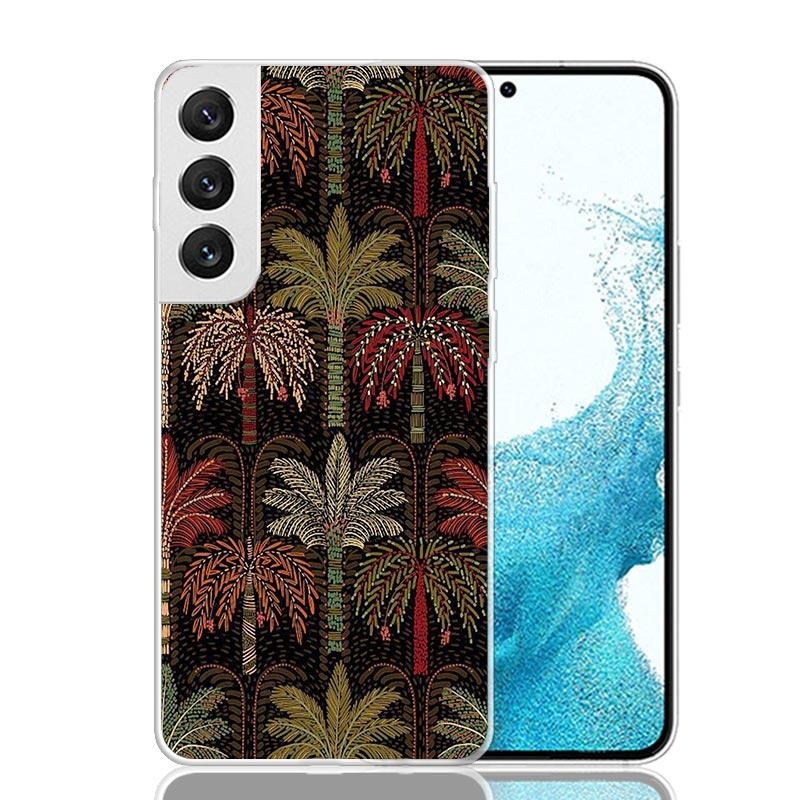 African Style Fabric Pattern Phone Case For Samsung Galaxy S26 S25 Edge S24 S23 FE S22 Ultra S21 Plus S20 + Fundas Cover Coque G