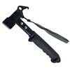 Sutekus Forged Hammer, High Strength, Comfortable Rubber Grip, for Camping, Peg Knocking and Pulling (Black)